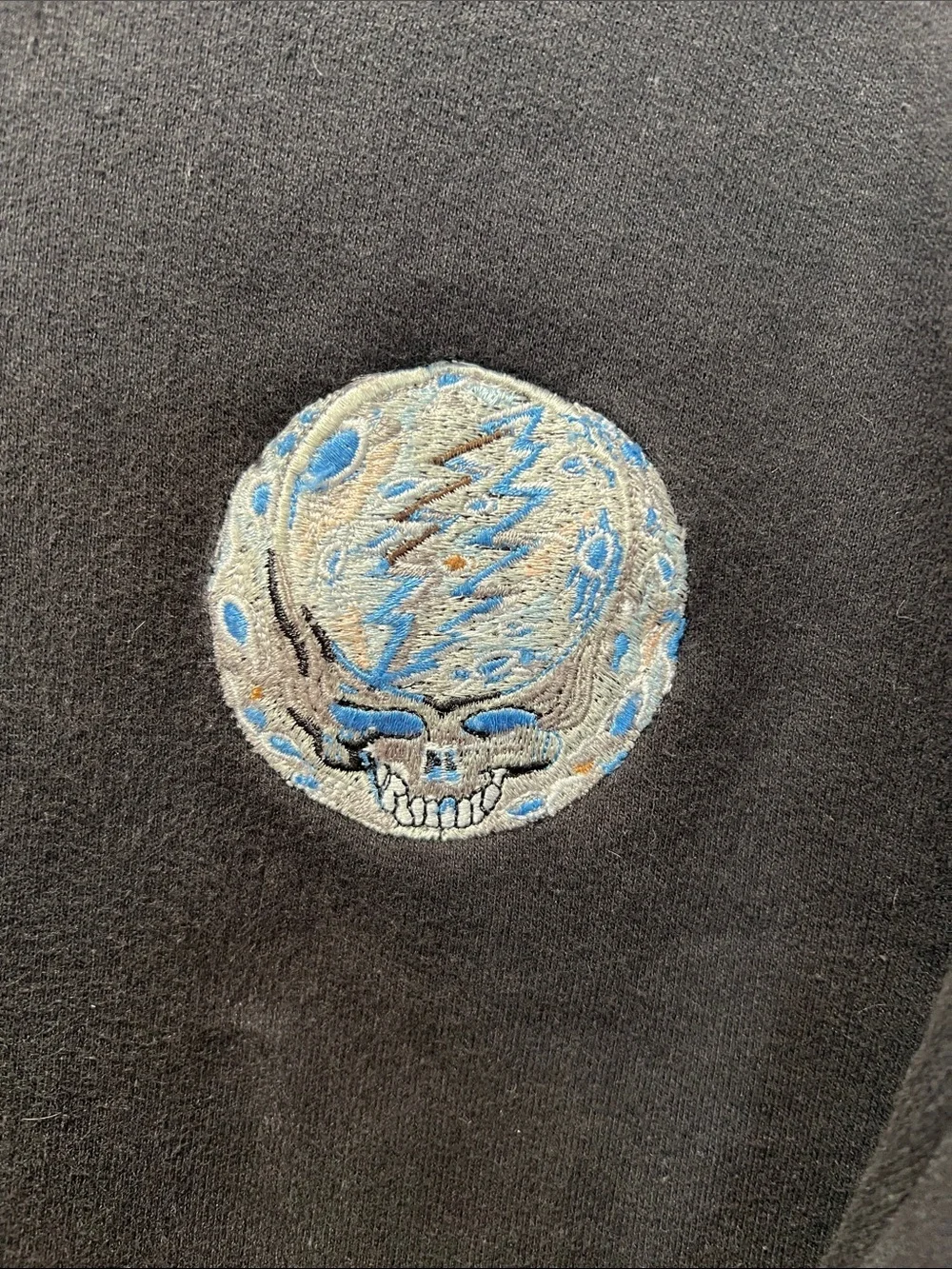 Teton Gravity Research Hoodie w/ embroidered Grateful Dead Skullie - Medium - Picture 2 of 6